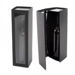 bespoke two bottle lid and base red wine box with foam luxury flocking blister