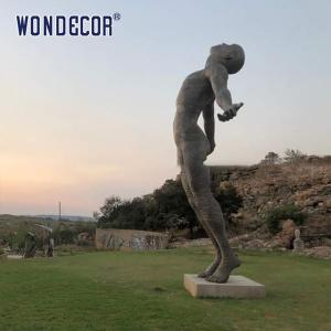 Wholesale Embracing Sky Man Bronze Statues Sculpture 3D Design from china suppliers