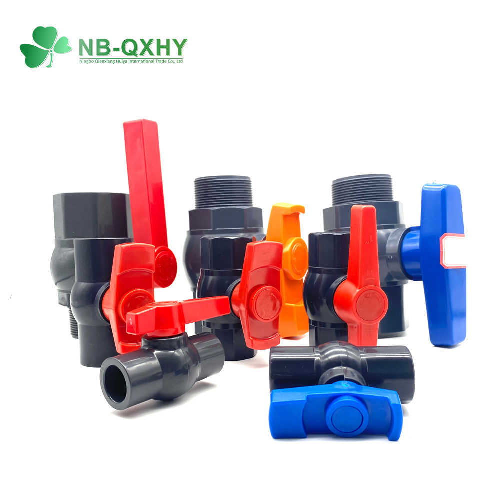 High Temperature Resistance PVC/UPVC Plastic Octagonal Ball Valve for Middle East