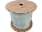 200m Outdoor Fiber Optic Patch Cord SC Flat FTTH Drop Cable With Messager