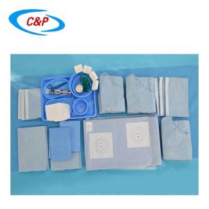 Wholesale Individually Packaged Disposable Nonwoven Blue Angiography Drape Pack for Sterile Procedures from china suppliers