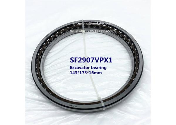 SF2907 SF2907VPX1 excavator bearing single row angular contact ball bearing 143