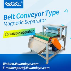 China 4 - 10T 3 Layer Magnetic Roll Separator , Metal Separation Equipment 1.5KW Feldspar sand Quartz on sale