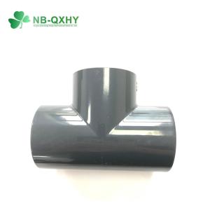 Wholesale Equal Tee PVC 3 Way for Water Supply Pn16 Customized Request Plumbing Fitting from china suppliers
