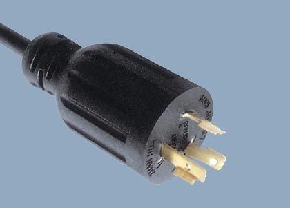 UL CUL CSA Heavy Duty 3 prong 20A 480V NEMA L8-20P Twist Lock Locking Industrial