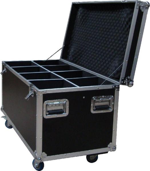 Heavy Duty 20U Standard Rack Flight Case With 9mm Plywood / Trolley Case with