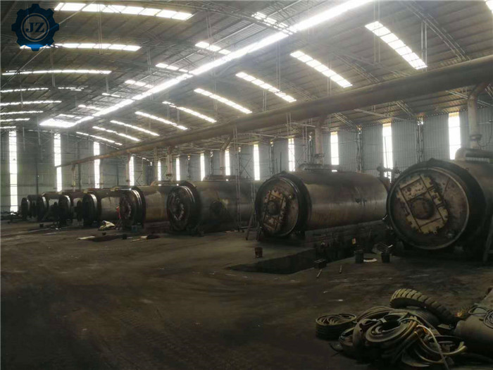 30 Ton Per Day Full Continuous Waste Rubber Tyre Pyrolysis Oil Plant