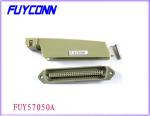 Tyco 90 Degree 50 Pin Solder Centronic Plug Connector With Plastic Cover