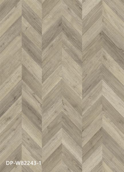 0.5mm SPC Luxury Vinyl Flooring Herringbone Oak Burlywood Wood Grain GKBM DP
