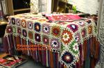 New Retro Daisy Handmade Woolen crochet Sleeping blanket Sofa Bed Casual Nap
