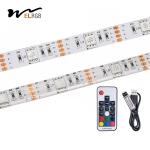 5V USB 5050 Self Adhesive LED Strip RGB 5000mm Addressable Led Strip