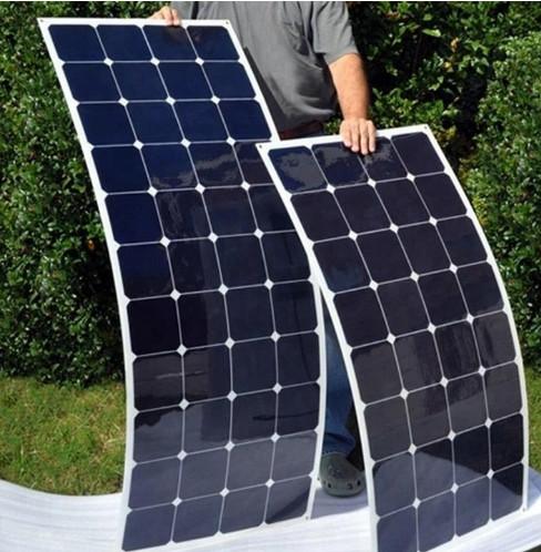 100 Watt Monocrystalline Solar Cell Panel Sunpower Strong Adhesive 2 Years