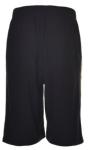 Black Color Womens Leisure Shorts / Plus Size Casual Shorts With Ribbon In