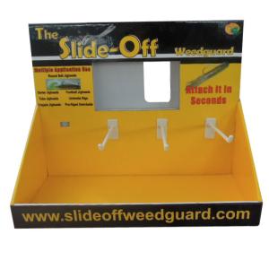 Wholesale ISO Approval Cardboard Countertop Displays CD / DVD Presentation Yellow Color from china suppliers