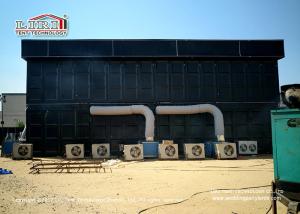 Wholesale Black Cube Double Decker Outdoor Event Tents , Wind Loading 100km / hour from china suppliers