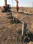 300MM diameter Prestressed concrete pipe pile excavator high frequency vibratory