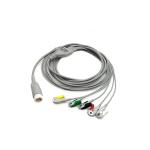 Medical Consumable 12 Pin 5 Lead ECG Cable Compatibility For PH