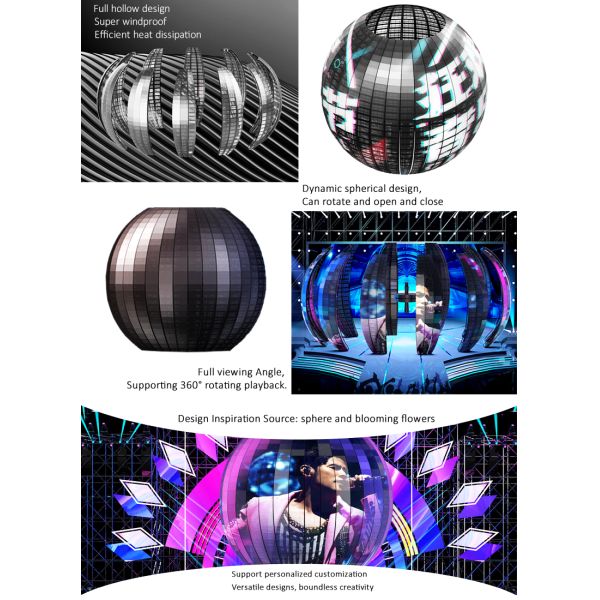 500*500 Outdoor IP65 Waterproof LED Display Screen Rental Cabinet Large LED Screens for Concerts