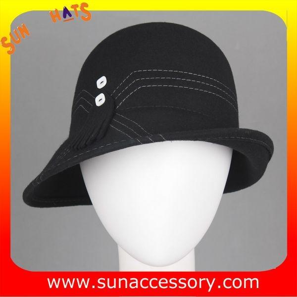 4890823 Sun Accessory customized winner fashion 100% wool felt clothe hats,women