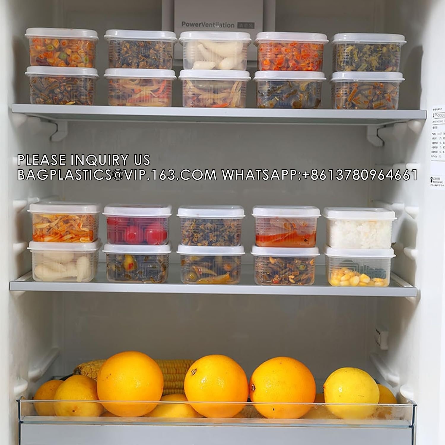 Leakproof Food Container Refrigerator Food Container Sealed Lid Large Capacity Transparent Storage Box Coarse