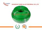 0.2mm Extension Thermocouple Cable Solid Conductor With PTFE Insulation Green