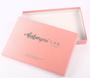 Wholesale Tightly Bonded Rigid Cardboard Gift Boxes With Lid Silver Foil Stamping from china suppliers