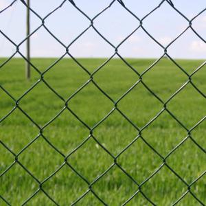 Wholesale PVC Coated Black Chain Link Fence Cost/Cyclone 2.1m*15m*50mm*3.3mm*52.8kg from china suppliers
