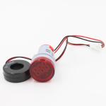 110V 220V 22mm Mini LED Indicator Digital AC Ammeter Red Color