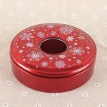 Ring Shaped Tin Boxes for Sale Donut Metal Tin Containers for Holidays Candy