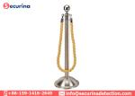 1500mm Length Crowd Control Barrier Bank Safety Belt Stanchion Queue Pole