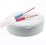 White Sheath BVVB PVC Insulated Copper Cable For Home Furnishings