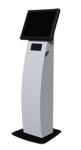 Modular Interactive Information Kiosk With Secondary 19inch Advertising Screen