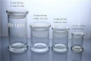 Wholesale a series of different size glass jars for candles in stock from china suppliers