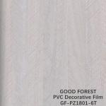 Decorative PVC Film For Furniture Cloth Grain Type Good Flowability