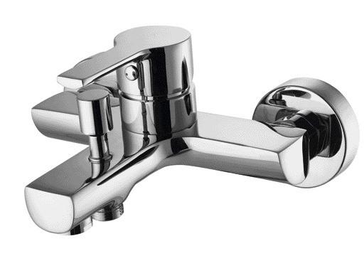 Chrome-plated Single-lever Bath Mixer Tap without hand shower and without shower
