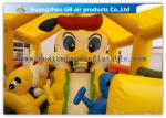 Sunflower Waterproof Inflatable Amusement Park 0.55mm PVC Tarpaulin For Kids