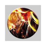 Flip Badge One Piece 3D Lenticular Pin With Luffy Zoro Anime