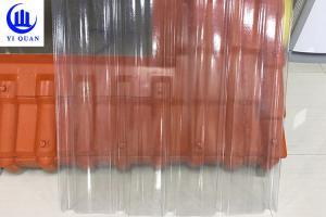 China Transparent Roofing Sheets Pantile Technical Performance FRP Sky Lighting Sheet on sale