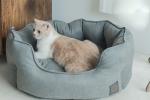 Calming Plush Fluffy Anxiety Donut Dog Bed Medium L Xl Xxl Xxxl