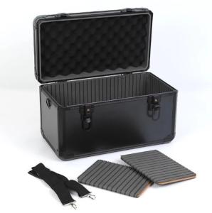Wholesale Light Weight Black Aluminum Tool Storage Box With Shoulder from china suppliers