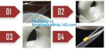 PP/PE Flange on one side for bags, flange zipper press to close, pe bag clear