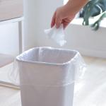 Eco Friendly Supermarket Shopping Square Bottom Handle Plastic Biodegradable Bag