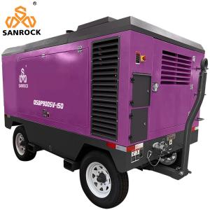 Wholesale Diesel Driven Screw Air Compressor High Pressure Portable Mining Screw Air Compressor from china suppliers