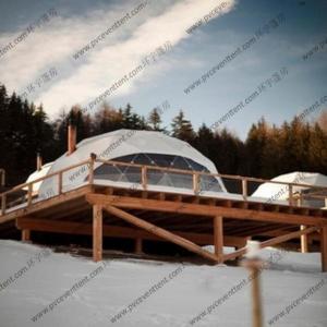 Wholesale 6m - 10m Diamater Small Geodesic Dome Home Camping With Optional Accessories from china suppliers