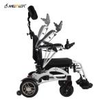 Brush Motor Light Foldable Wheelchair With Rigid PU Tyre 6km/H