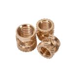 Black Oxide Finish Stainless Steel Brass Threaded Inserts for Heat Staking