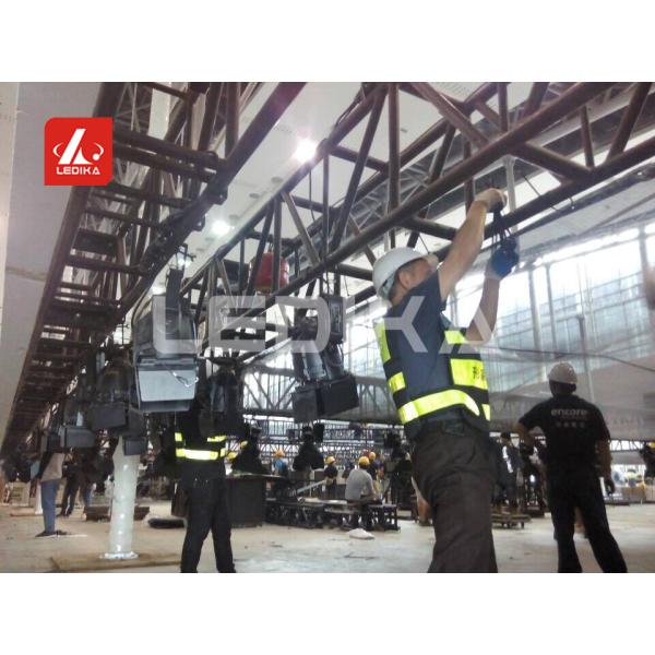 Aluminium Silver Resistant Speaker Folding Truss For Advertising Exhibition
