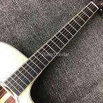 Custom Solid Cocobolo Wood Back Side Cutaway Acoustic Guitar in Natural