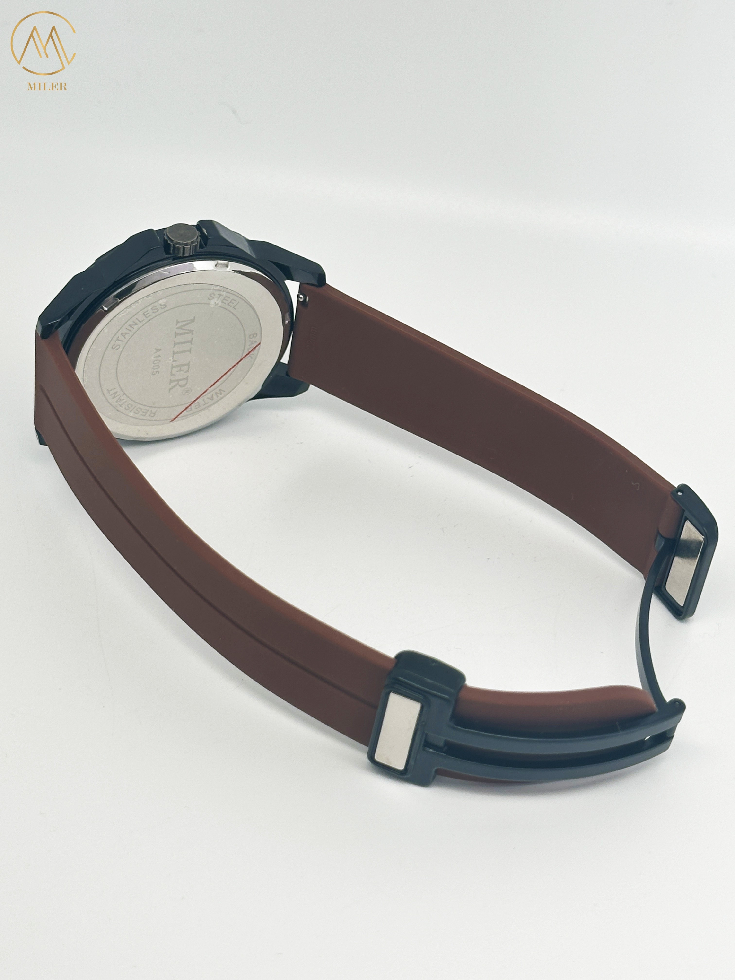 Custom Logo Minimalist Watch For Men Sport Silicone Waterproof Luminous Quartz Watches Mens Business Calendar Wrist Watches