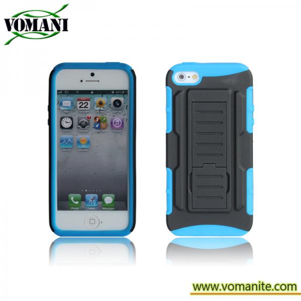 Quality PC+silicone case for iphone5, Belt clip cover, transformers design for sale